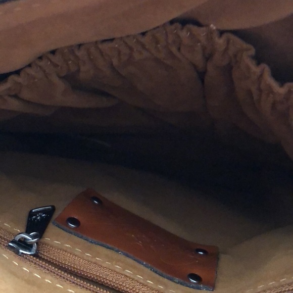 Patricia Nash Stipes Sling Crossbody 100% Leather Positano Limon Print NWOT - Picture 12 of 16